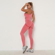 Load image into Gallery viewer, Gazlysta seamless Women workout outfit-2 piece set
