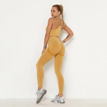 Load image into Gallery viewer, Gazlysta seamless Women workout outfit-2 piece set
