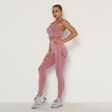 Load image into Gallery viewer, Gazlysta seamless Women workout outfit-2 piece set
