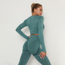 Load image into Gallery viewer, Gazlysta seamless Women workout outfit-2 piece set
