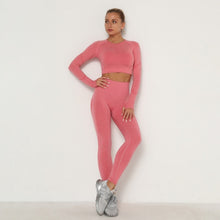 Load image into Gallery viewer, Gazlysta seamless Women workout outfit-2 piece set
