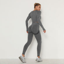 Load image into Gallery viewer, Gazlysta seamless Women workout outfit-2 piece set
