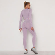 Load image into Gallery viewer, Gazlysta seamless Women workout outfit-2 piece set
