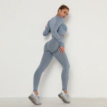 Load image into Gallery viewer, Gazlysta seamless Women workout outfit-2 piece set
