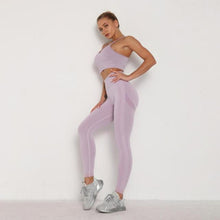 Load image into Gallery viewer, Gazlysta seamless Women workout outfit-2 piece set
