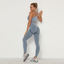 Load image into Gallery viewer, Gazlysta seamless Women workout outfit-2 piece set
