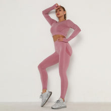 Load image into Gallery viewer, Gazlysta seamless Women workout outfit-2 piece set
